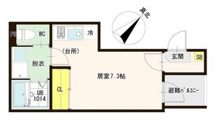 ハーモニーテラス歌島Ⅴの物件間取画像